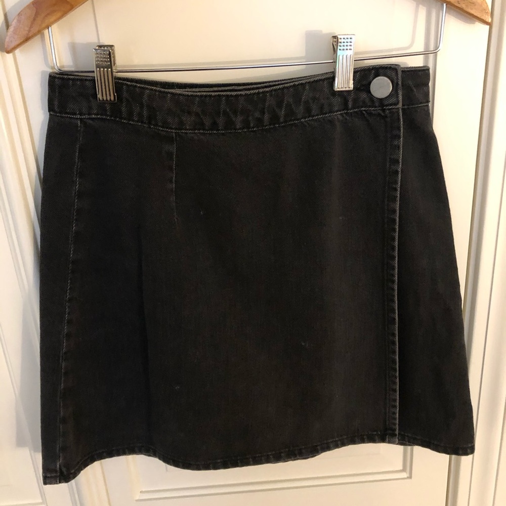 ASOS black wrap skirt